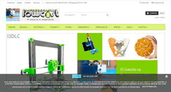 Desktop Screenshot of impresoras3dlowcost.com